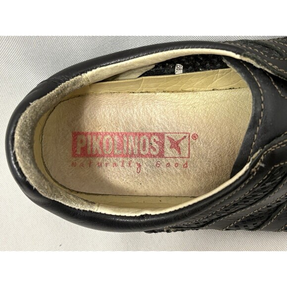 Pikolinos Fuencarrall Driving Loafers Black Leather Slip On Men’s 9.5 / 42 main image 5